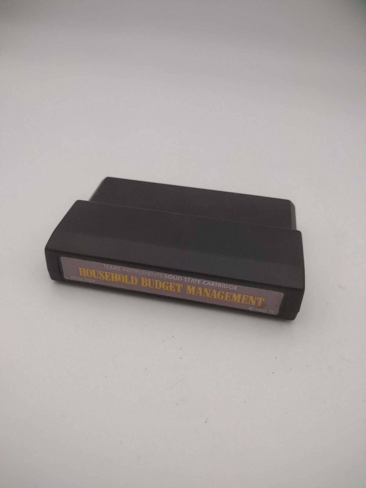 TEXAS INSTRUMENTS SOLID STATE CARTRIDGE HOUSEHOLD BUDGET MANAGEMENT