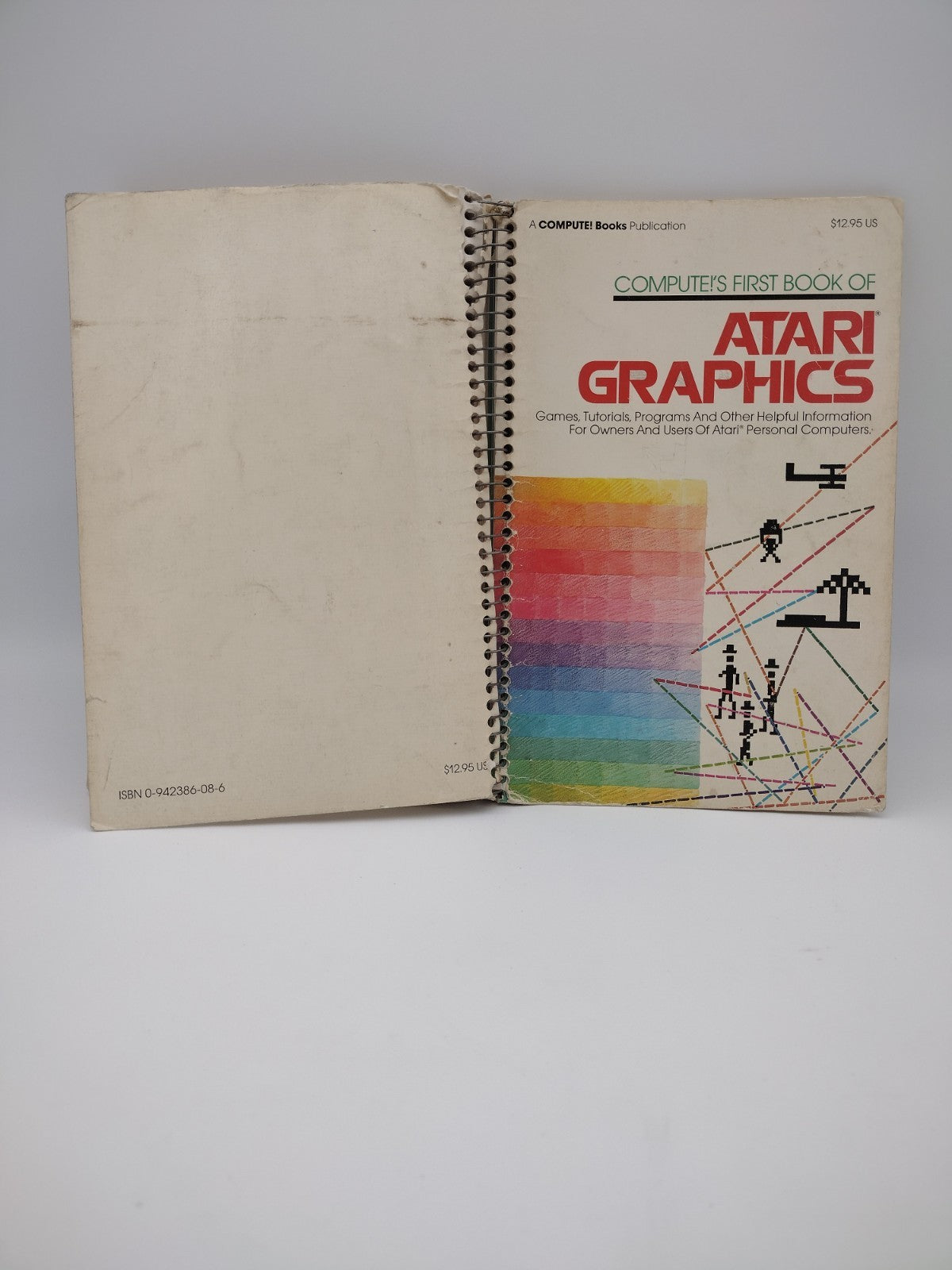 Compute! s First Book of Atari Graphics 1982 Spiral-Bound Paperback 1st