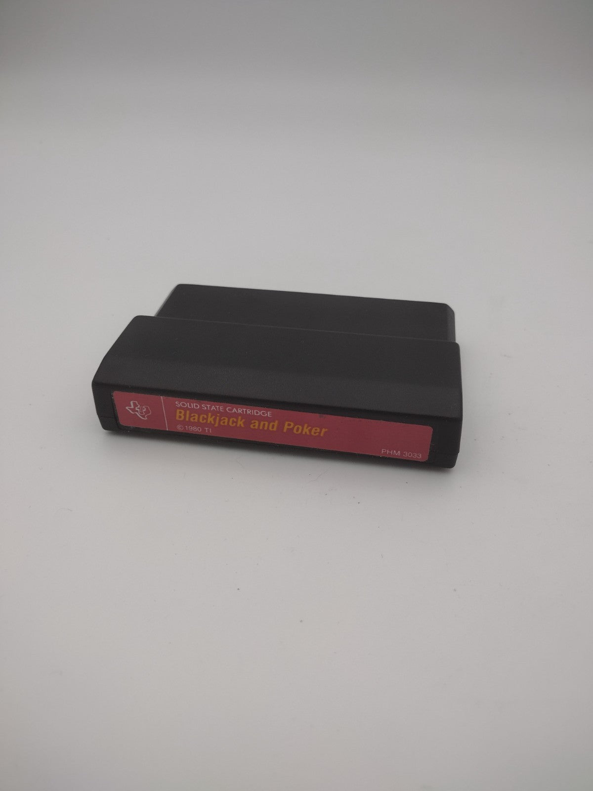 TI Texas Instruments Blackjack and Poker Solid State Cartridge Media
