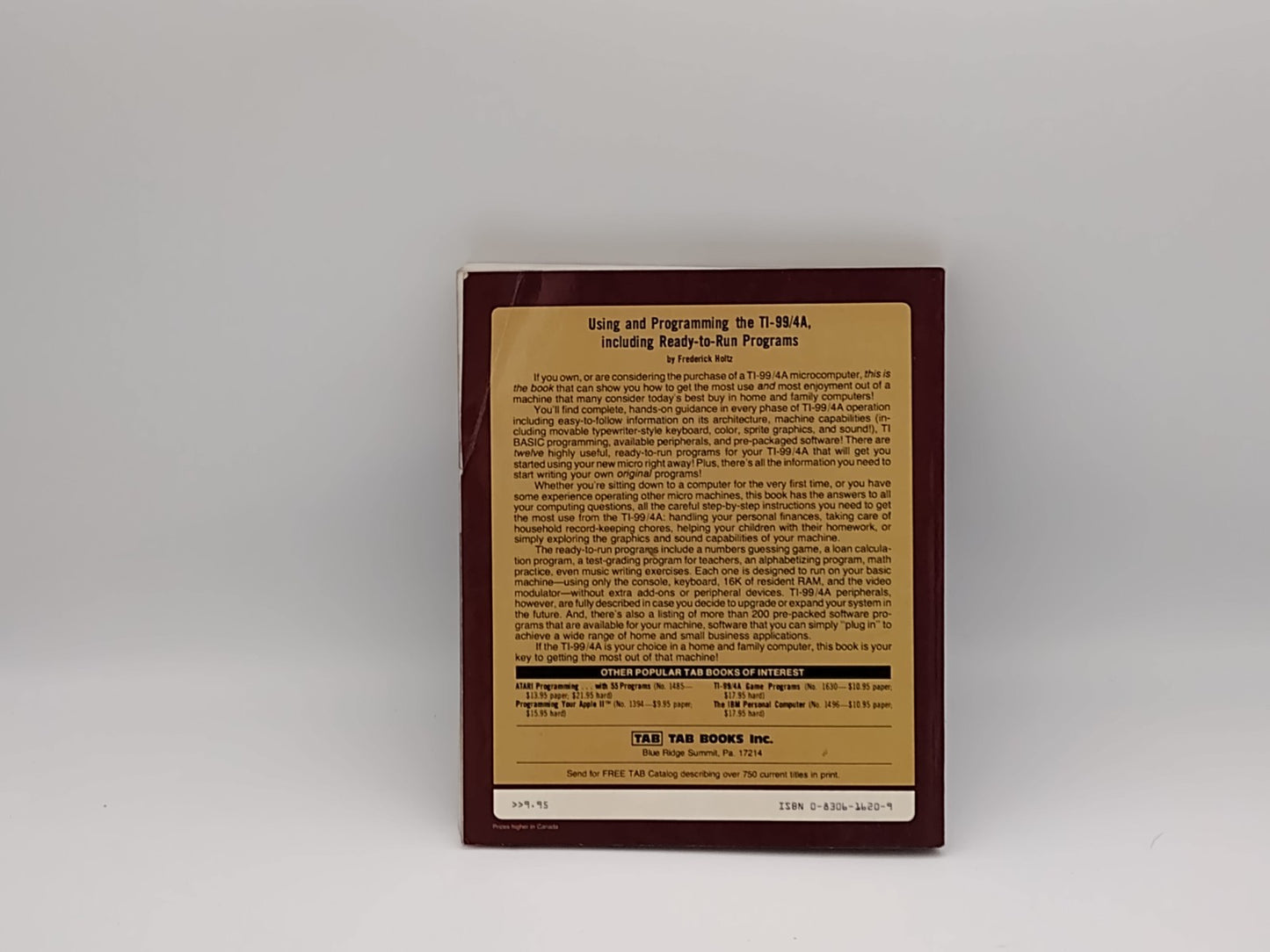 Using & Programming the TI-99/4A 1983