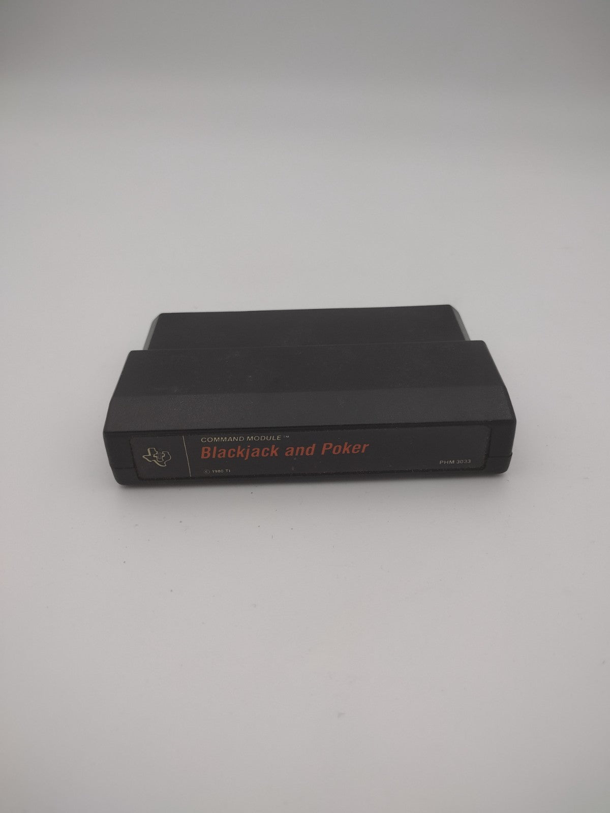 Blackjack And Poker Texas Instruments TI-99/4a Command Module Game Cartridge