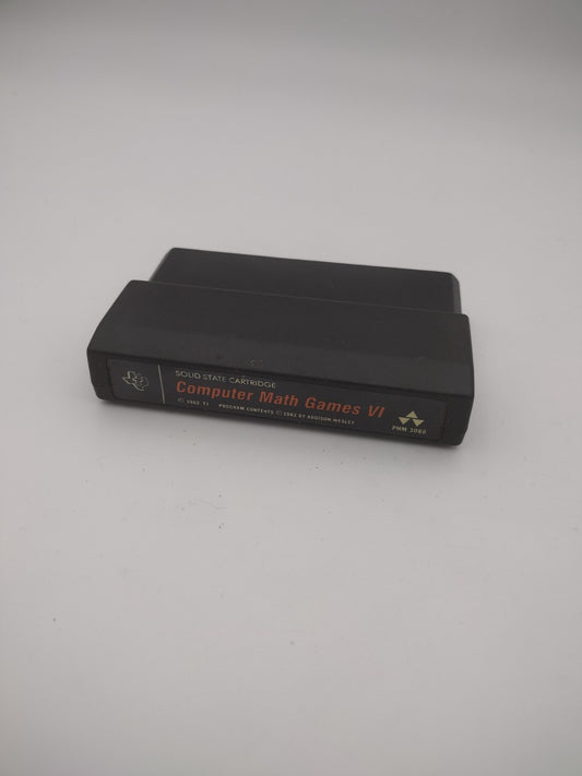 Computer and Math Games VI Texas Instruments Solid State Cartridge
