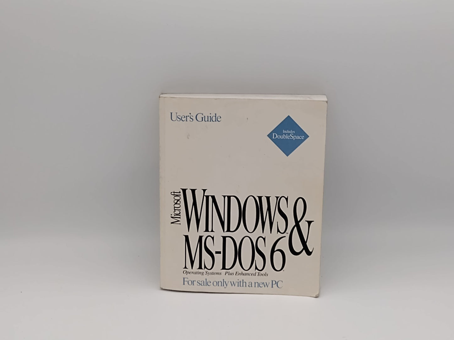 MICROSOFT WINDOWS & MS-DOS 6 User's Guide 1993 computer book vtg