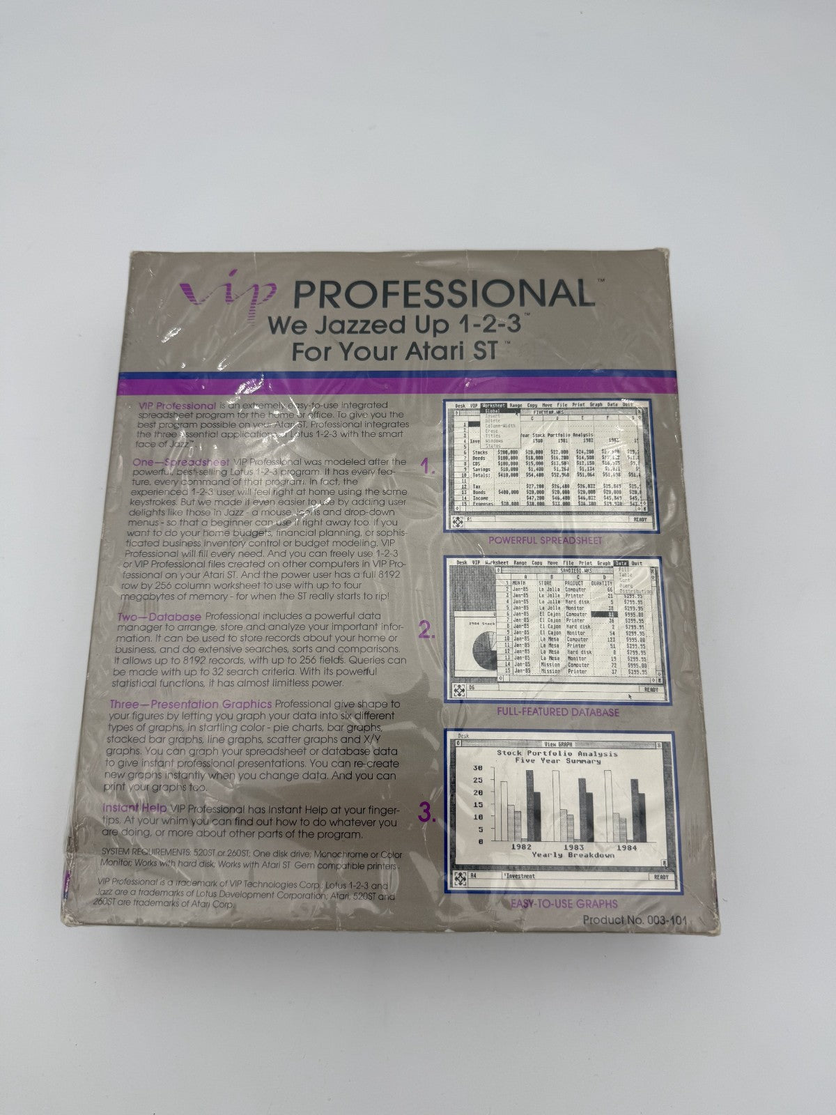 NEW VIP Professional by VIP Technology Corp. ; Atari ST; Complete in Box SEALED