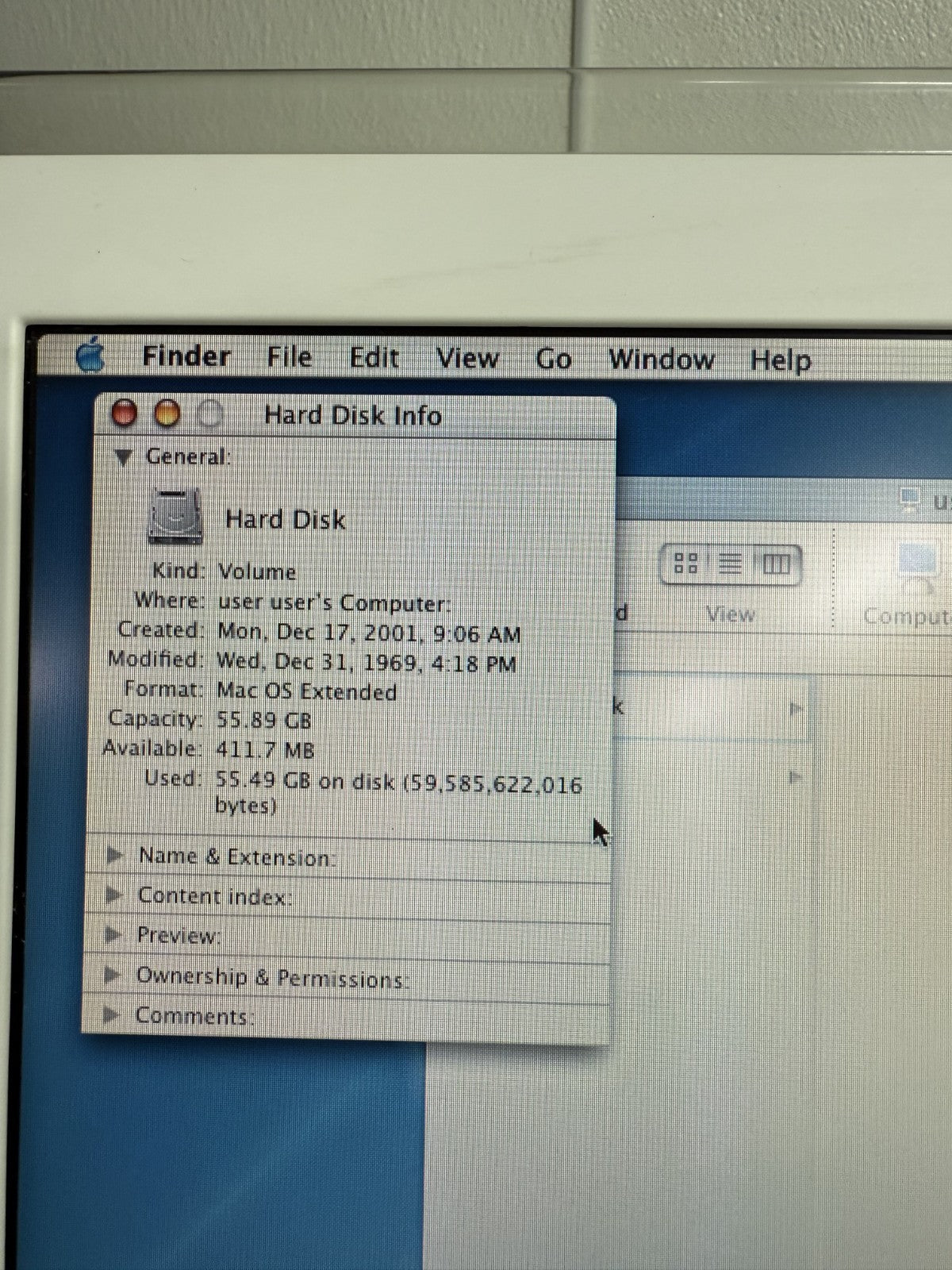 Apple iMac G4 15” Flowerpot – Clean, Boots to OS X – Mouse, Keyboard Incl