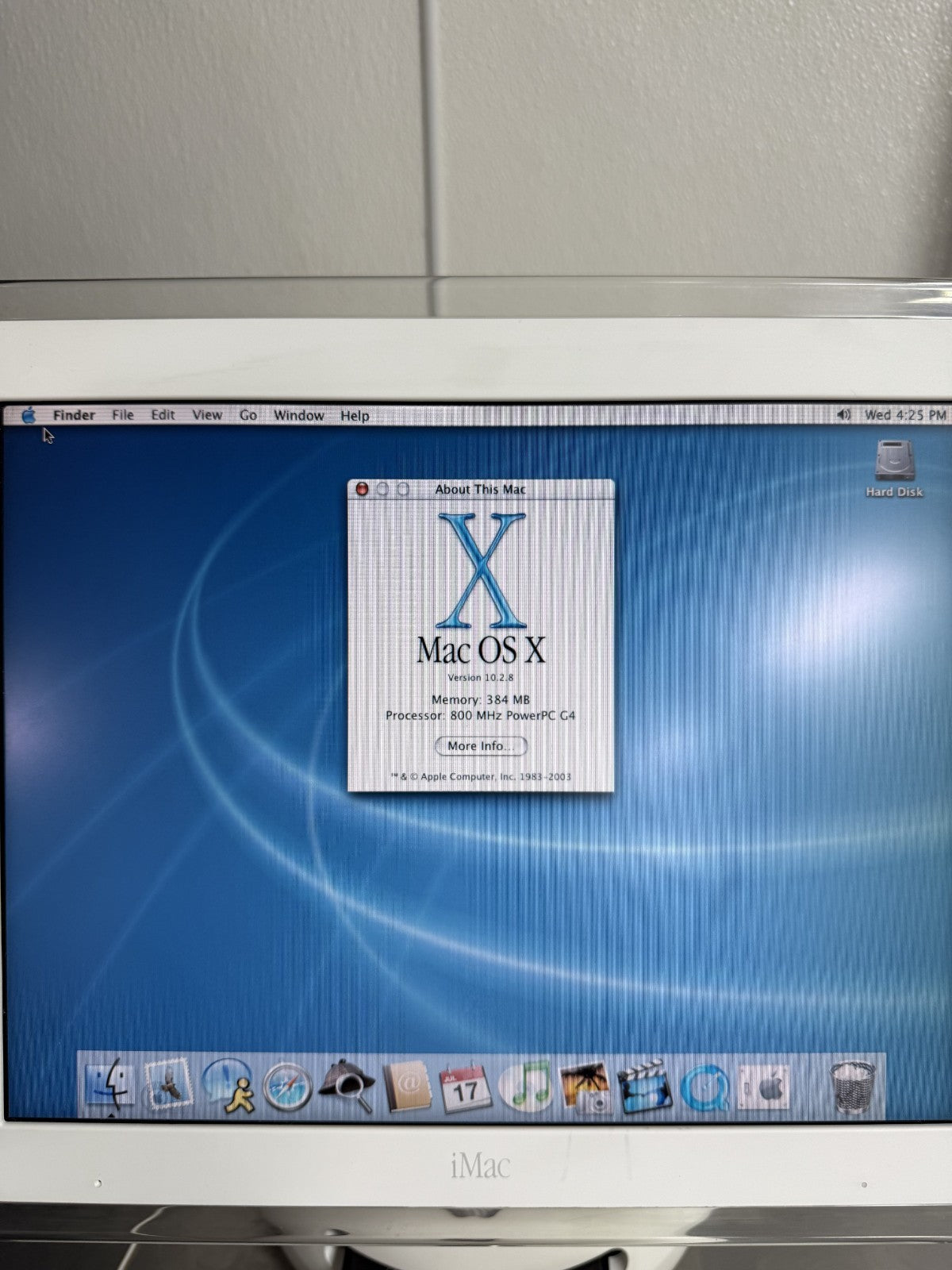 Apple iMac G4 15” Flowerpot – Clean, Boots to OS X – Mouse, Keyboard Incl