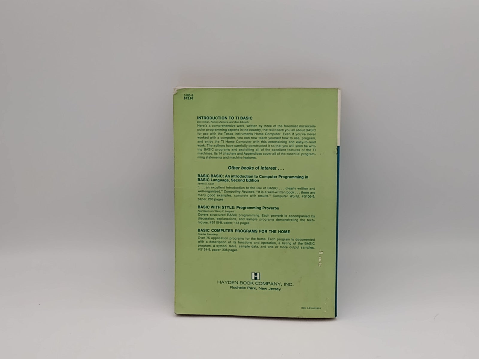 Texas Instruments Introduction to TI Basic Programming/Coding Guide Paperback