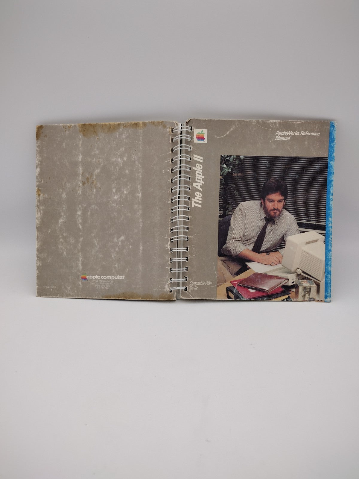 Apple Computer II Manual 1983 Appleworks Tutorial Book guide