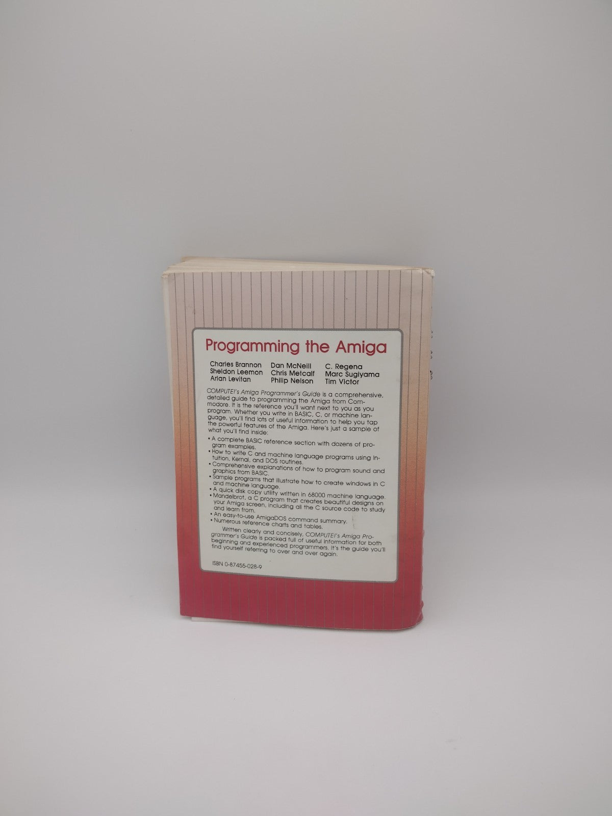 COMPUTE!'s AMIGA Programmer's Guide Paperback Book